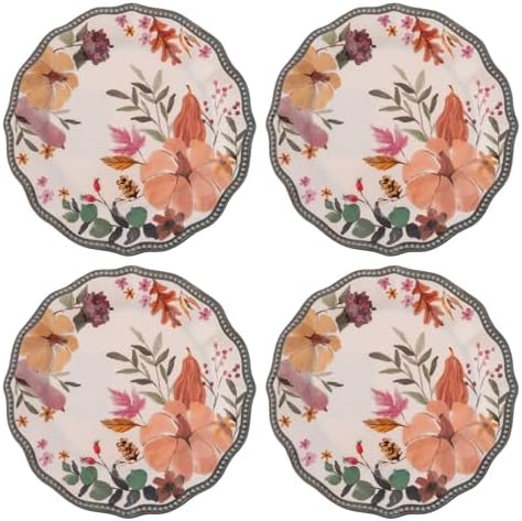 Karma Melamine Salad Plates, Autumnal Spice