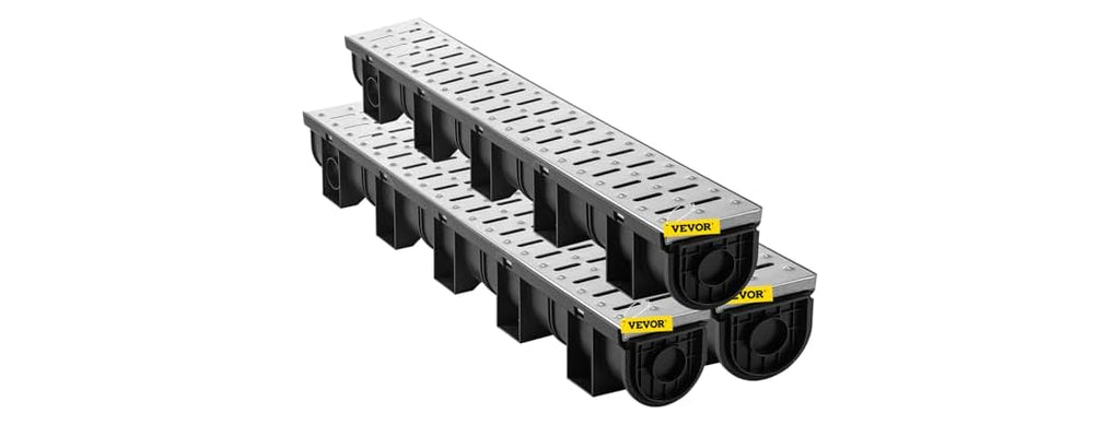 Trench Drain System, Channel Drain with Metal