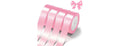 Pink Satin Ribbon 1" x 4 Rolls