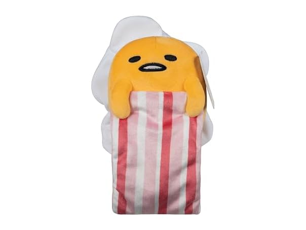 8” Gudetama Squishy Plush with a Bacon Blanket