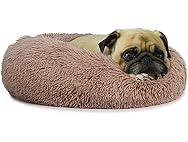 Small Deep Sleep Calming Bed for Dogs with An