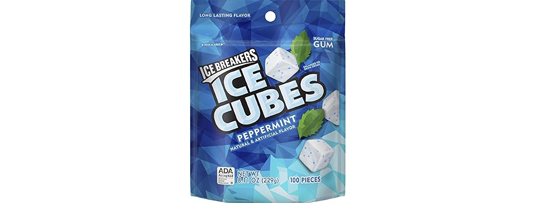 ICE BREAKERS ICE CUBES Sugar Free Gum