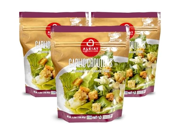 3PK Aleia’s Gluten Free Garlic Croutons – 5.5 oz