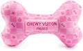 Haute Diggity Dog Chewy Vuiton Bone Plush Squ