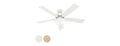 Hunter Fan 52" Fresh White Indoor Fan