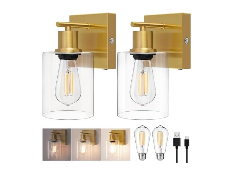 Brightever 2-Pack Wall Sconce