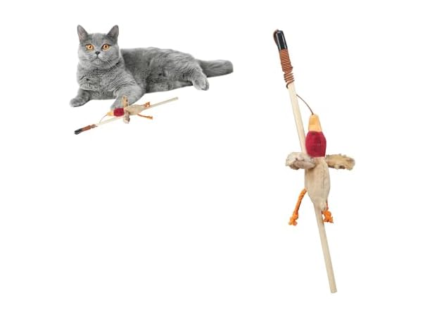 SPOT Skinneeez Stuffing-Free Cat Teaser Wand