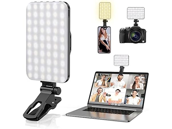 Anautin Selfie Light, 60 LED 2200mAh Rechargeable Cell Phone Fill Light