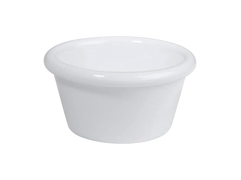 Winco Melamine White Ramekins, 2 oz, 1 Dozen