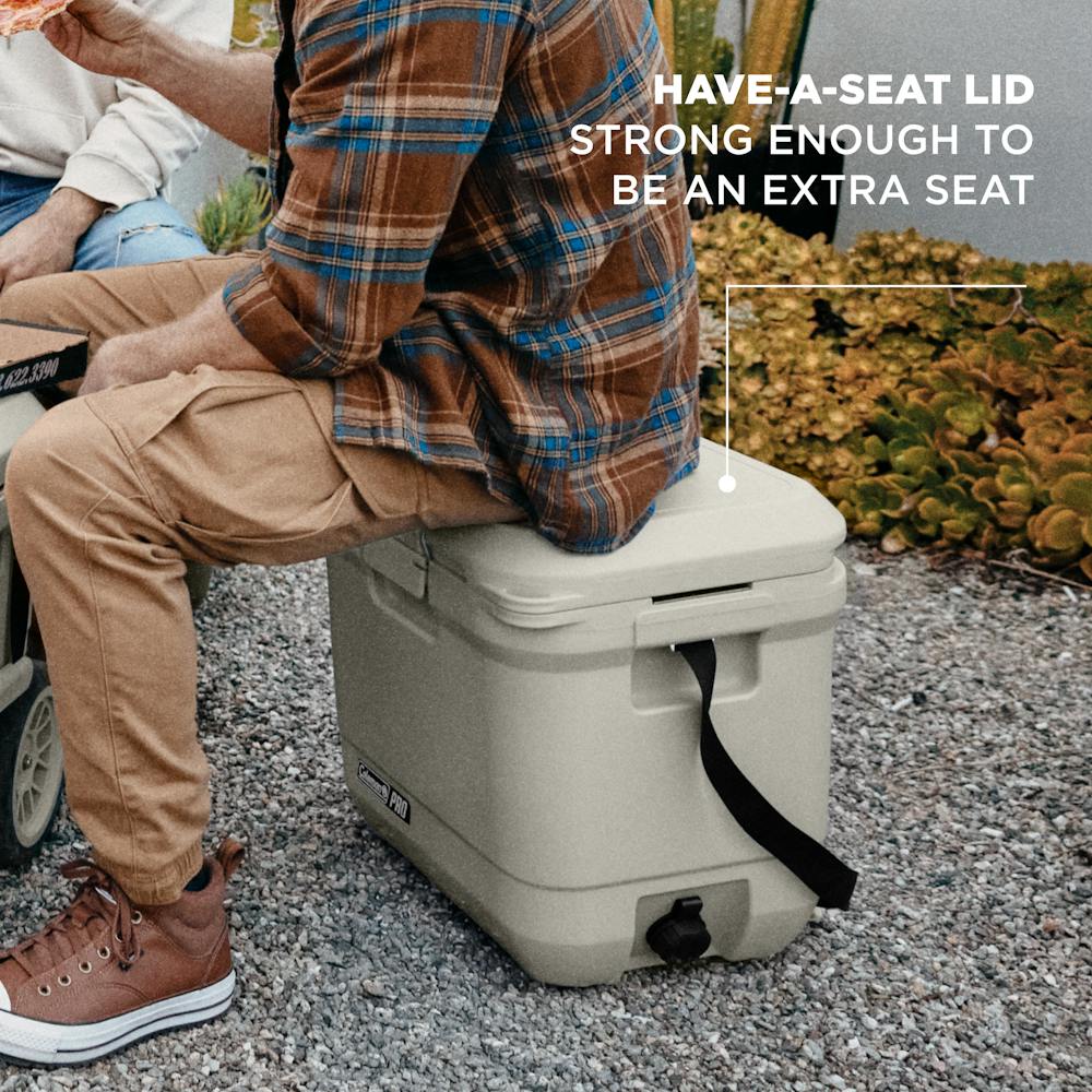 Coleman® Pro 25-Quart Hard Cooler, Desert Sand