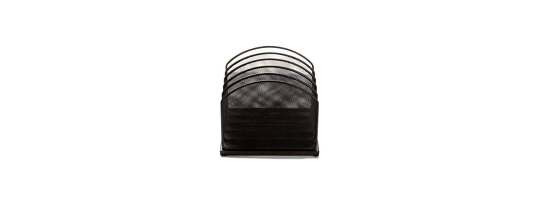 Mind Reader Vertical File Storage Black