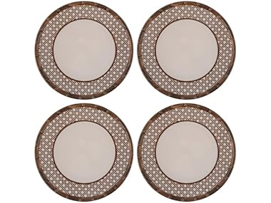 Karma, 10.75 inches Melamine Dinner Plates Set of 4