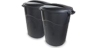 United Solutions 32 Gallon Outdoor Waste Garbage Bin
