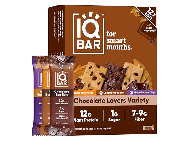 24CT IQBAR Clean Plant Protein Bars- Your Choice