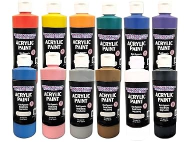 Constructive Playthings Acrylic Paint 12Pk