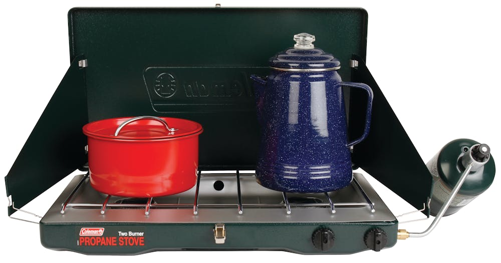 Classic Propane Gas Camping Stove, 2-Burner