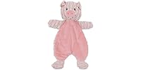 Linzy Plush Flat Crinklez Pig Dog Toy, Soft Squeaky