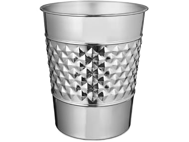 Monarch Abode Metal Bathroom Trash Can