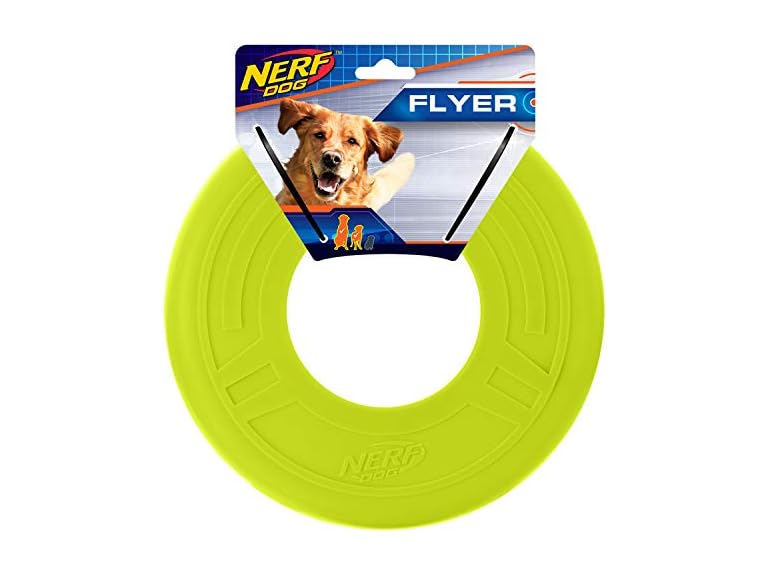 Nerf Dog 13in 2-Ring Strap Tug - Blue/Green