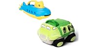 Green Toys Recycle Truck Plush & Submarine Bundle