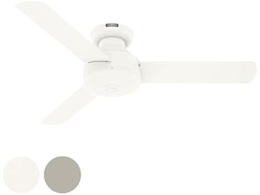 Hunter Fan 44" 3-Blade, Matte White