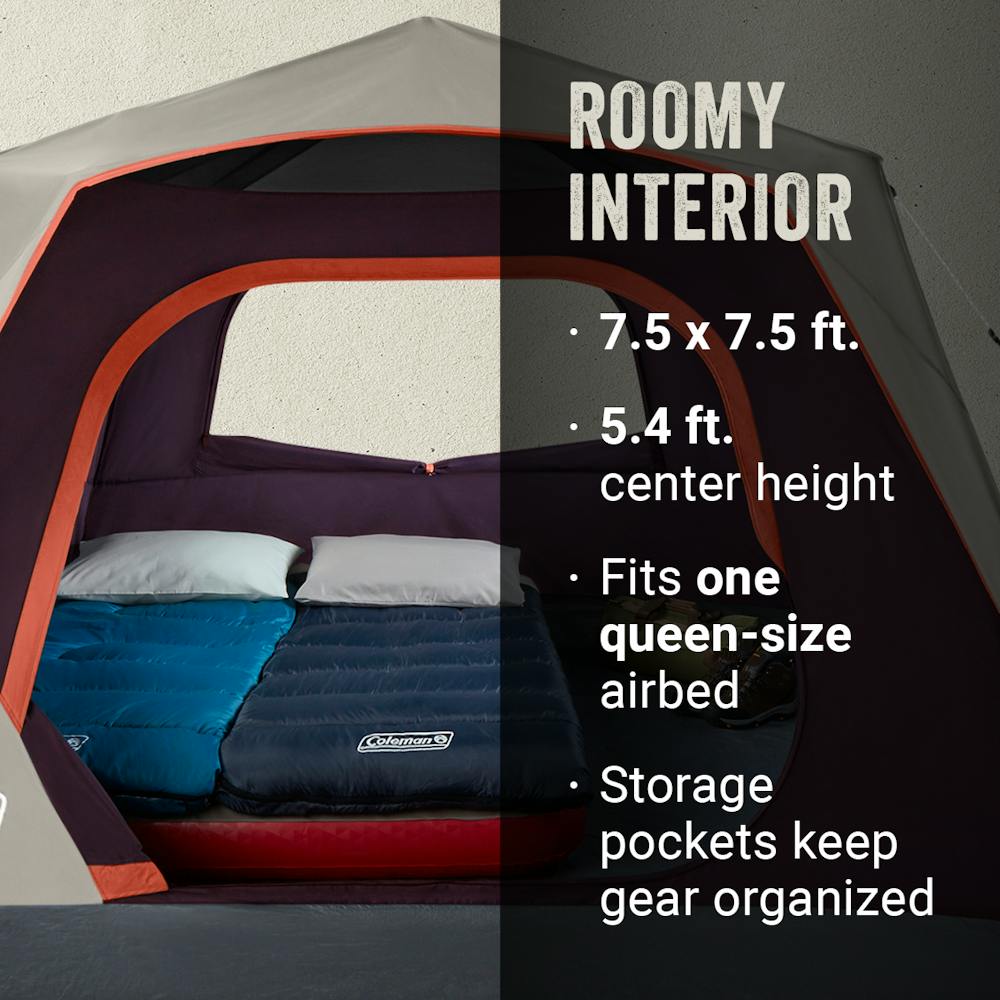 Skylodge™ 4-Person Instant Camping Tent, Blackberry