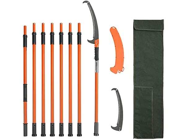 Manual Pole Saw, 7.3-27 ft Extendable Tree