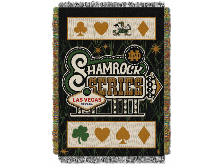 Notre Dame Shamrock Series Blanket