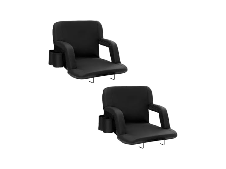 Stadium Seat with Back Support, Wide Bleacher