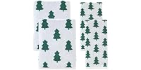 Winter Holiday Trees 100% Cotton Premium 4-Pc Towel Set