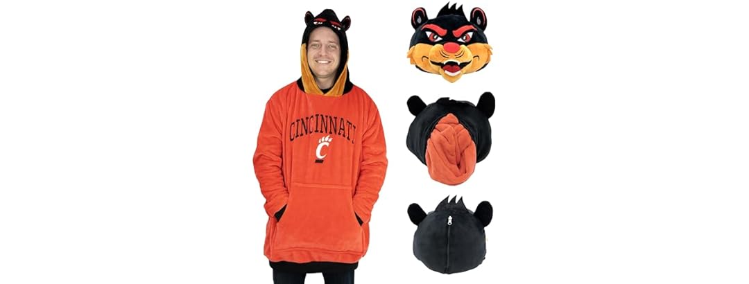 Bearcats Wearable Hoodie Blanket