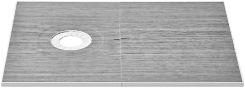 Shower Curb Kit, 60"x38" Shower Pan Kit with