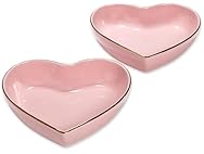 Paris Hilton 2-Piece Heart Dish Set,Pink