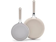 GreenLife 8” & 10” 2 Piece Nonstick Ceramic Frying Pan Set