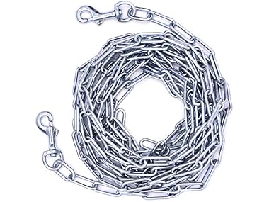 OmniPet Leather Brothers Welded Link Dog Tie