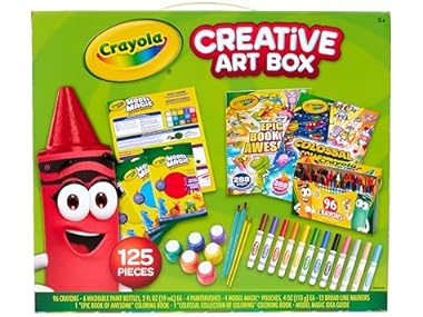 Crayola 125-Pc Art Set for Kids Ages 5+
