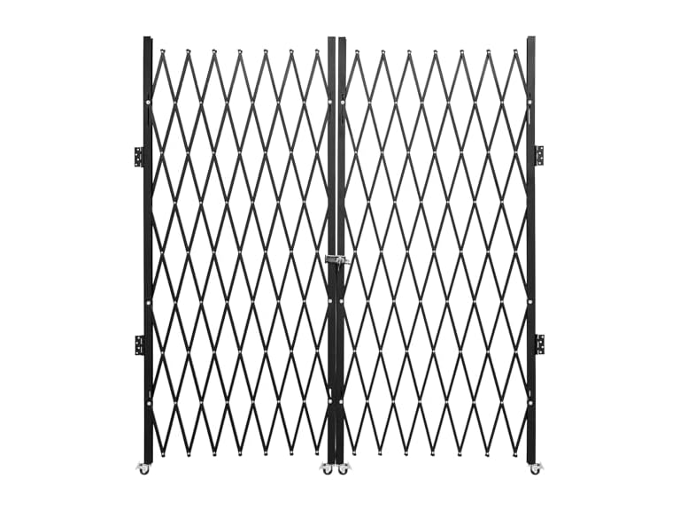 Double Folding Security Gate, 6-1/2\' H x 12\'