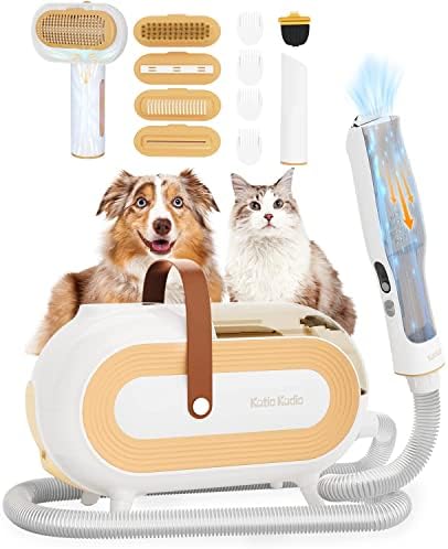 Pet Grooming Vacuum kit Dog Hair Vacuum & Dog Brush