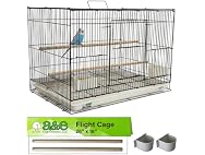 A&E Cage Co 503 Flight Cage 24"x16"x16" Small Bird