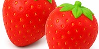 2-Pack Strawberry Squishy Toy