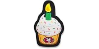 NFL San Francisco 49ers Pet Birthday Cupcake Squeaker Toy