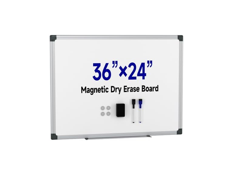 VUSIGN Magnetic White Board Hanging 36"