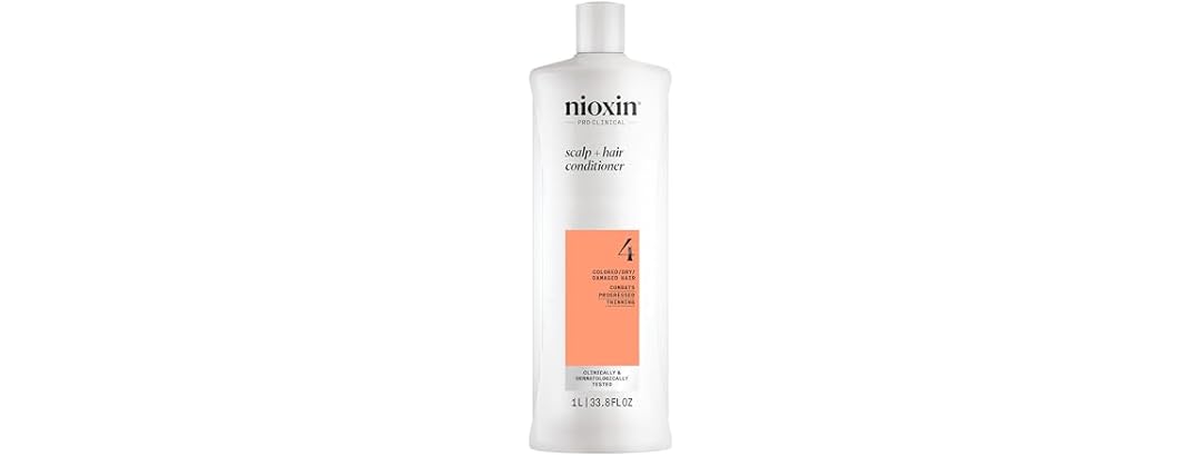 Nioxin System 4 Scalp Therapy Conditioner, 33.8 oz