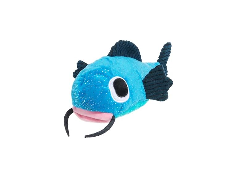 Barkbox Catfish Claude Dog Toy – Plush Squeak Toy