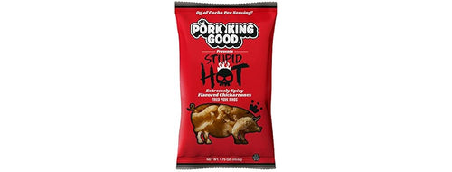 (10 Pack) "Stupid Hot" Pork Rinds 1.7oz Bags