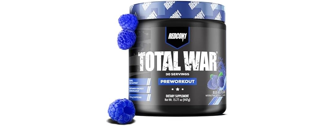 Total War Pre Workout Blue Raspberry