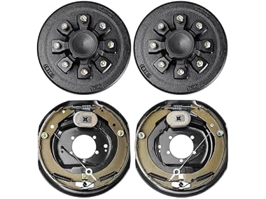 Trailer Hub Drum Kits 8 on 6.5" B.C. with 12"