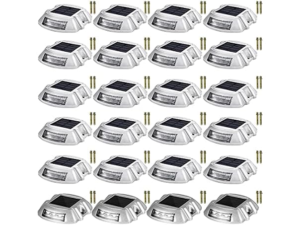 Driveway Lights 24-Pack Solar Driveway Lights