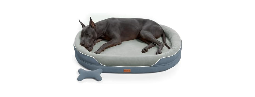 CWAWZ Dark Grey XXL Orthopedic Dog Bed 53"
