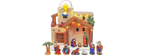 11 Piece Christmas Village Nativity Set